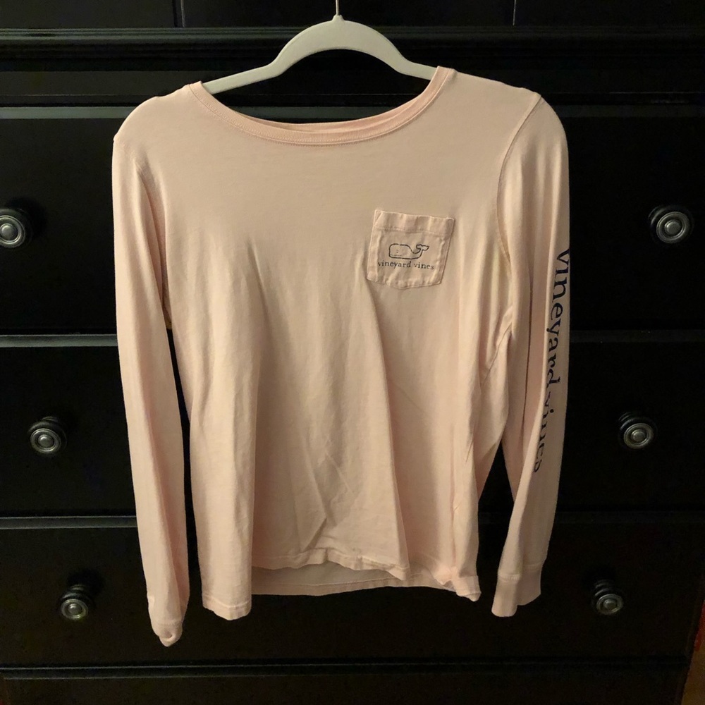 Pink Vineyard Vines shirt